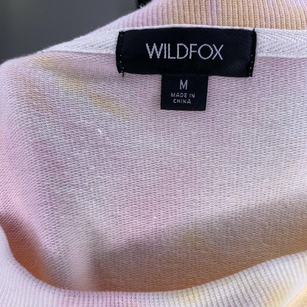 Wildfox Womens Tie Dye Pullover Sweater Pink - Picture 5 of 7